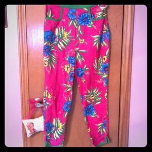 Lilly Pulitzer Sz 10 side zip pants